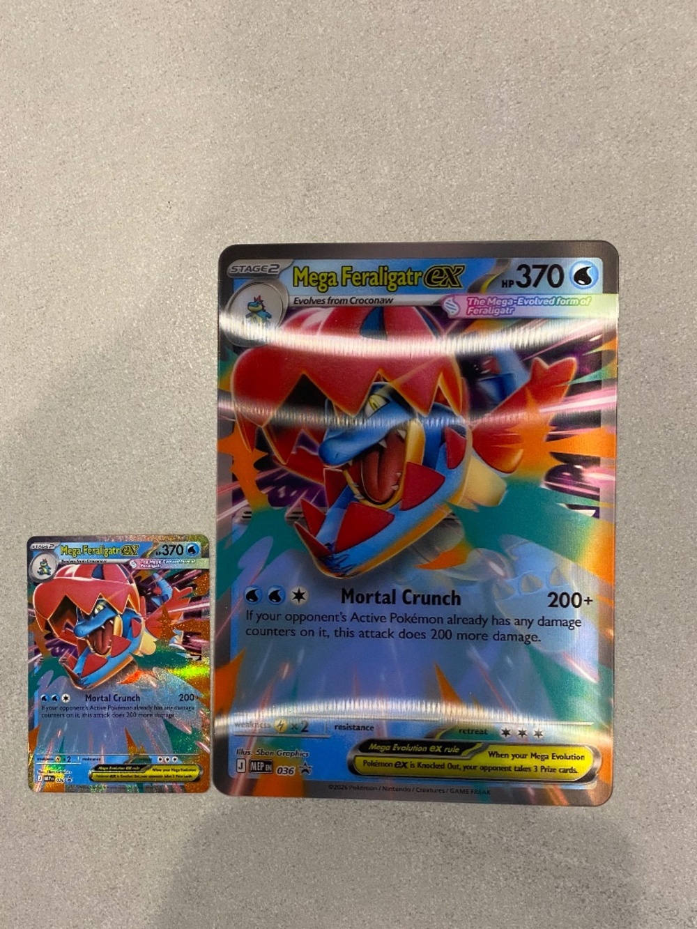 Mega Feraligatr Promo Pokemon Ascended Heroes NM/M